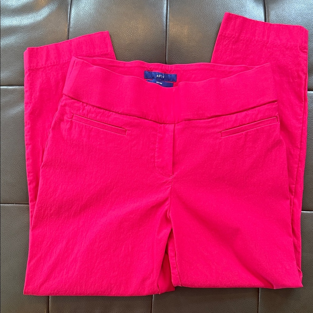 Apt. 9 Vibrant Pink Trousers